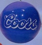 Custom Inflatable Solid Color Beachball / 16" - Blue