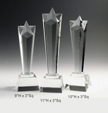 Custom Soaring Star Crystal Award Trophy., 11