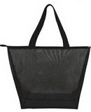 Custom Fashion Clear W/ Mesh Tote Bag (16