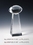 Custom Football Tower Optical Crystal Award Trophy., 8.375" L x 4" W x 3.125" H, Price/piece