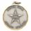 Custom E Medal Series Silver Star Award Winner Medallion, Price/piece