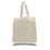 Blank Economical tote with Bottom Gusset, 15" W x 16" H x 3" D, Price/piece