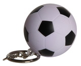 Custom Soccer Squeezies Stress Reliever Keychain