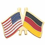 Blank Patriot Lapel Pins (American & German Flags Pin), 7/8