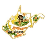 Blank West Virginia Pin