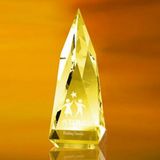 Custom Awards-optical crystal award/trophy 10-1/2 inch high, 3 3/4