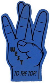 Custom W/ West Foam Hand Mitt (24")