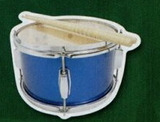 Custom Snare Drum & Drum Sticks Magnet - 5.1-7 Sq. In. (30MM Thick)
