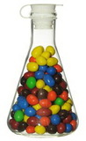 Custom 500 ml Erlenmeyer Candy or Treat Flask w/ Silicone Stopper, 7.375