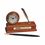 Custom Walnut Wood Alarm Clock Desk Set with Pen, Price/piece
