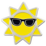 Blank Cool Sun Lapel Pin, 1