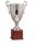 Custom Silver Plated Aluminum Trophy w/ Wood Base (24.5"), Price/piece