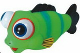 Custom Rubber Cutie Big Eyed Ball Fish (Large Size)