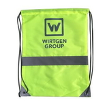 Custom Safety Reflective Drawstring Bag, 19