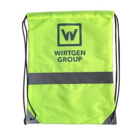 Custom Safety Reflective Drawstring Bag, 19" H x 15" W
