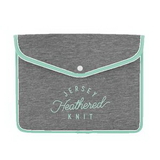 Custom Snapfolio For Macbook Air/Pro Heathered Jersey Knit Neoprene 15