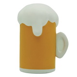 Custom Beer Mug Squeezies Stress Reliever
