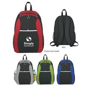 Custom Sport Backpack, 14" W x 18 1/2" H x 4" D