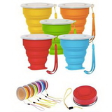 Custom 8oz Collapsible Portable Travel Cup