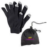 Custom Touch Screen Gloves In Pouch, 5 3/8