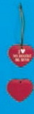 Custom Plastic Logo Heart Tag For Stuffed Animal