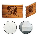 Custom Shaped/Printed Wood Grain PVC Board Signs