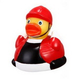 Custom Rubber Jockey Duck, 3 3/8