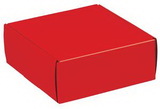 Custom Red Decorative Mailer - 8 x 8 x 3, 8