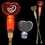 Custom 9" Red Heart Light-Up Cocktail Stirrers, Price/piece