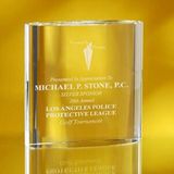 Custom Awards-optical crystal award/trophy 5 inch high, 6