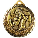 Custom Stock Basketball Male Medallions/ 2 3/4