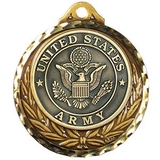 Custom Stock Medallion (US Army) 2 3/4
