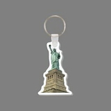 Key Ring & Full Color Punch Tag W/ Tab - Statue of Liberty