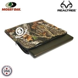 Custom Extra-Large Mossy Oak Premium Foam Laptop Case w/ Zippered Closure, 16.5