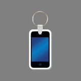 Key Ring & Full Color Punch Tag - Cell Phone (iPhone, Smart)