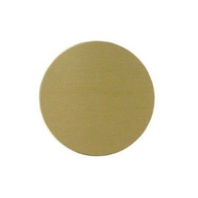 Custom Satin Brass Disc For Engraving (1 1/4")