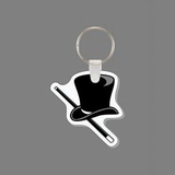 Key Ring & Punch Tag - Top Hat & Cane