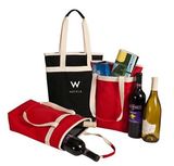Custom Wine Bottle Tote Bag