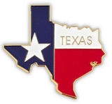 Blank Texas Pin