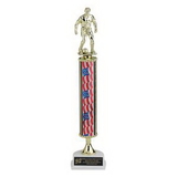 Custom Single Column Stars & Stripes Trophy (14 1/2