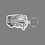 Custom Key Ring & Punch Tag - Camper Trailer, Price/piece