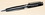 Custom Chrome Plated Ballpoint Pen w/Black Accents, 5 3/8" L, Price/piece