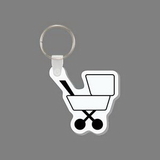 Custom Key Ring & Punch Tag W/ Tab - Baby Buggy