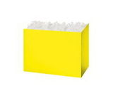 Custom Yellow Small Basket Box, 6 3/4