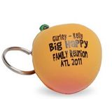 Peach Fruit Keychain Stress Reliever Squeeze Toy