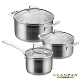 Custom Scanpan® Impact 3pc Cookware Set - Stainless