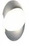 Custom 16" Inflatable Beach Ball w/ Silver/ White Alternating Panels, Price/piece