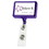 Custom Color Chrome Rectangle Badge Reel (Polydome), 1.75" W x 3.5" H x 0.4" D, Price/piece