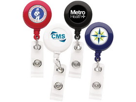Custom Better Round Retractable Badge Reel (Label Only)