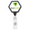 Custom JUMBO Hexagon Badge Reel (Label Only), 1.70" W x 3.70" H x 0.40" D, Price/piece